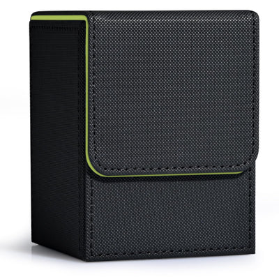 ZLCA deck box with PU leather exterior protects cards during travel