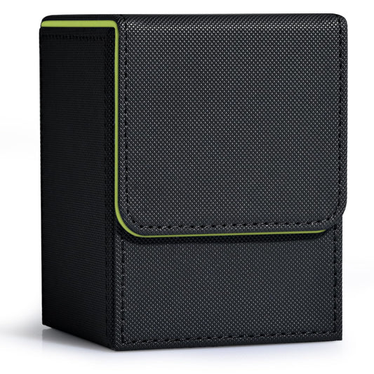 ZLCA deck box with PU leather exterior protects cards during travel