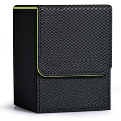 ZLCA deck box with PU leather exterior protects cards during travel