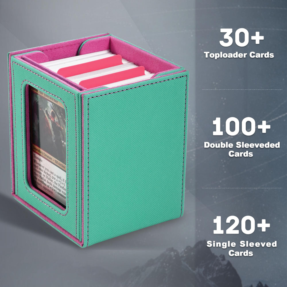 ZLCA deck box window display highlighting durable PU leather construction