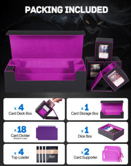ZLCA detachable dice box keeps dice and tokens secure during play