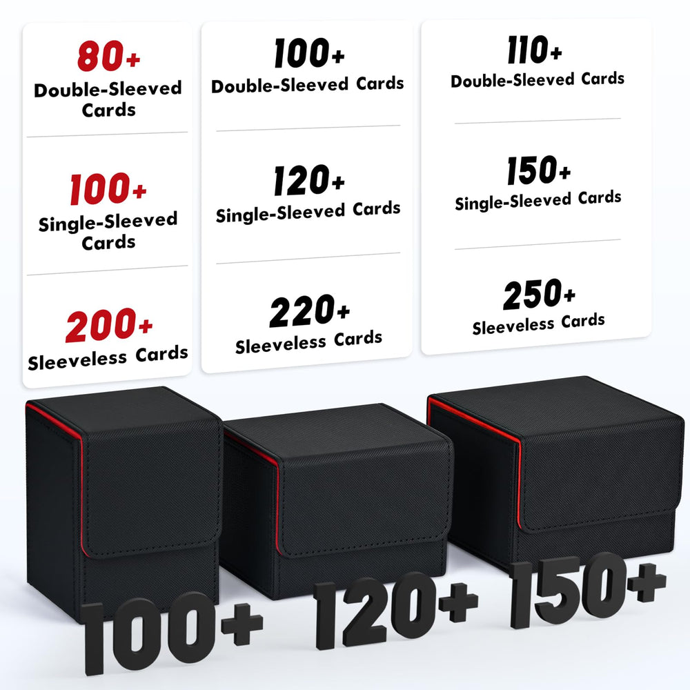 ZLCA high-capacity design holds 100+ single-sleeved MTG Yu-Gi-Oh cards