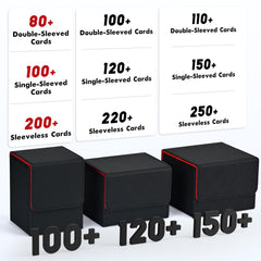 ZLCA high-capacity design holds 100+ single-sleeved MTG Yu-Gi-Oh cards