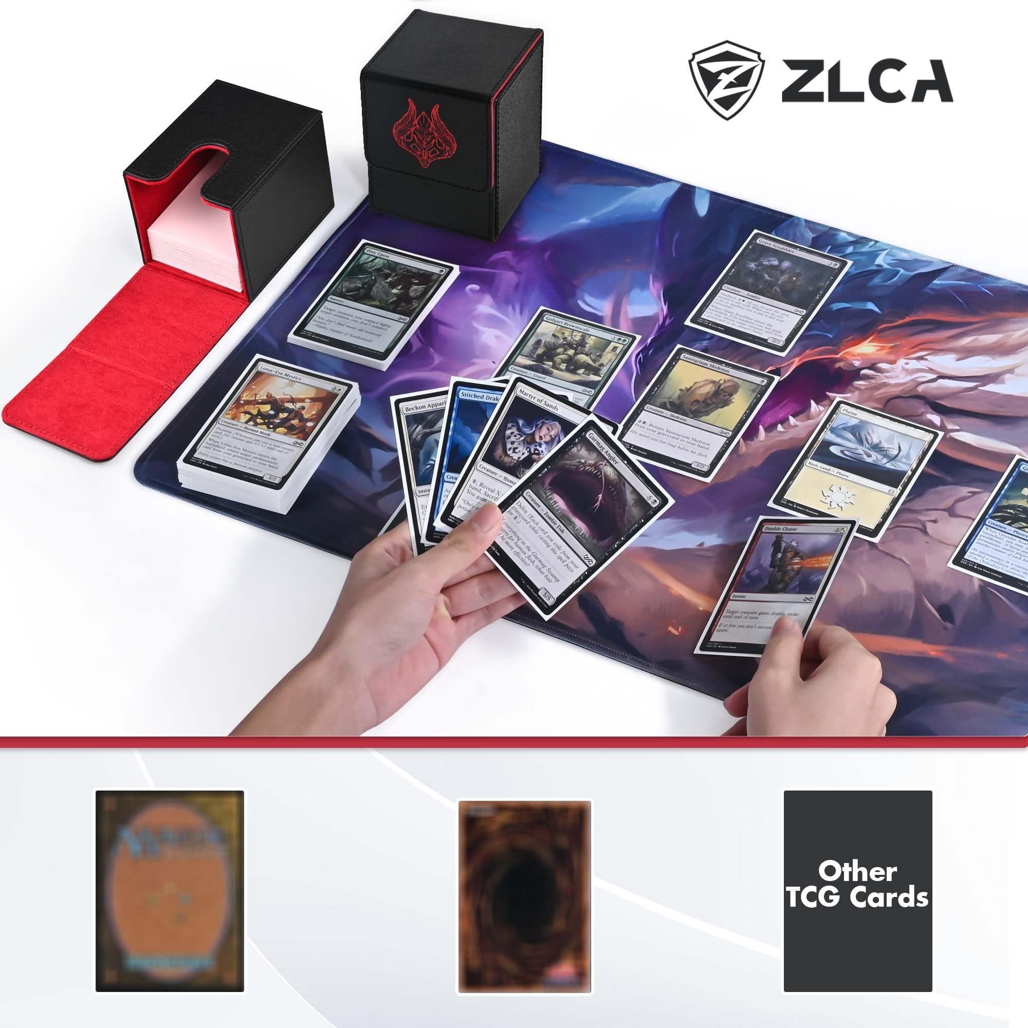 Includes two trading card dividers for easy organization in ZLCA case