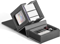 ZLCA MTG Commander Deck Box with display window showcases your Commander during play