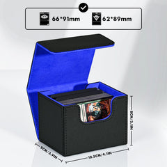 ZLCA deck box for 120+ single-sleeved cards keeps games organized