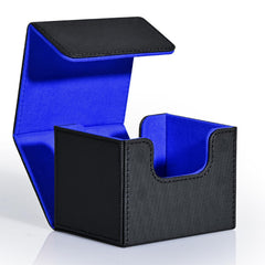 ZLCA MTG deck box with leather-magnetic-closure protects cards during transport
