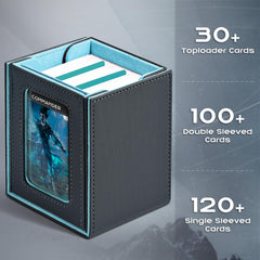 Premium PU leather texture of ZLCA deck box for durable protection