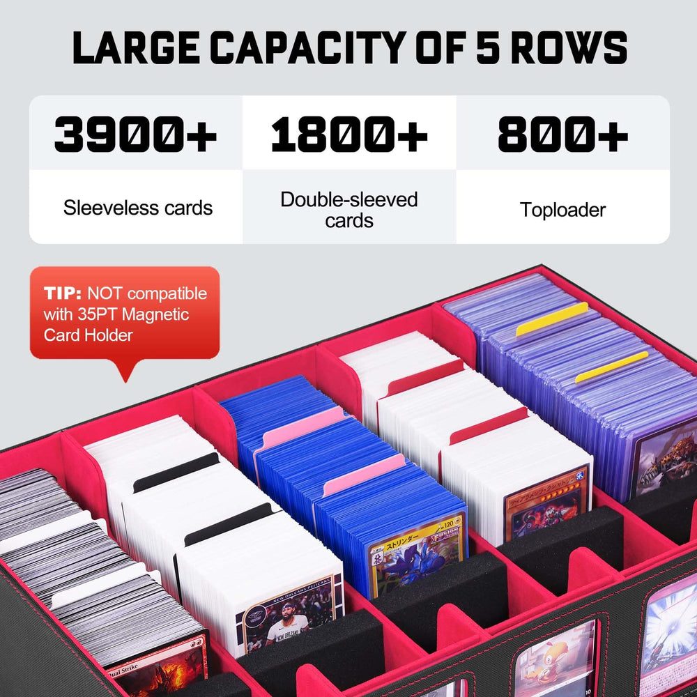 ZLCA tactical display windows guide fast sorting and protect cards from dust.