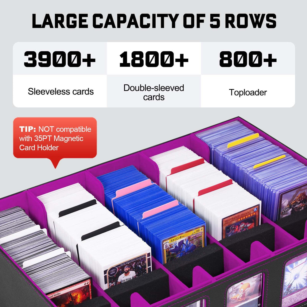 ZLCA display window panels aid fast sorting while protecting cards