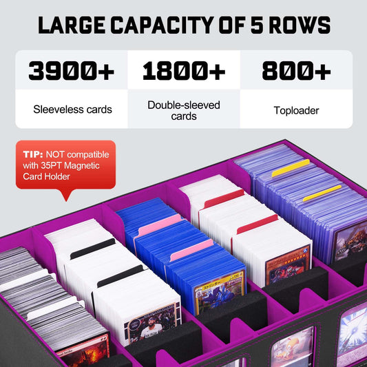 ZLCA display window panels aid fast sorting while protecting cards