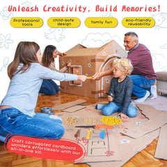 ZLemma Cardboard Construction Tool Kit durable materials support long-lasting creative sessions