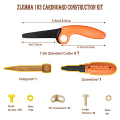 ZLemma professional cardboard cutting knife with safety features for cleaner cuts.