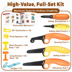 ZLemma reusable cardboard gift box provides durable storage for tools.
