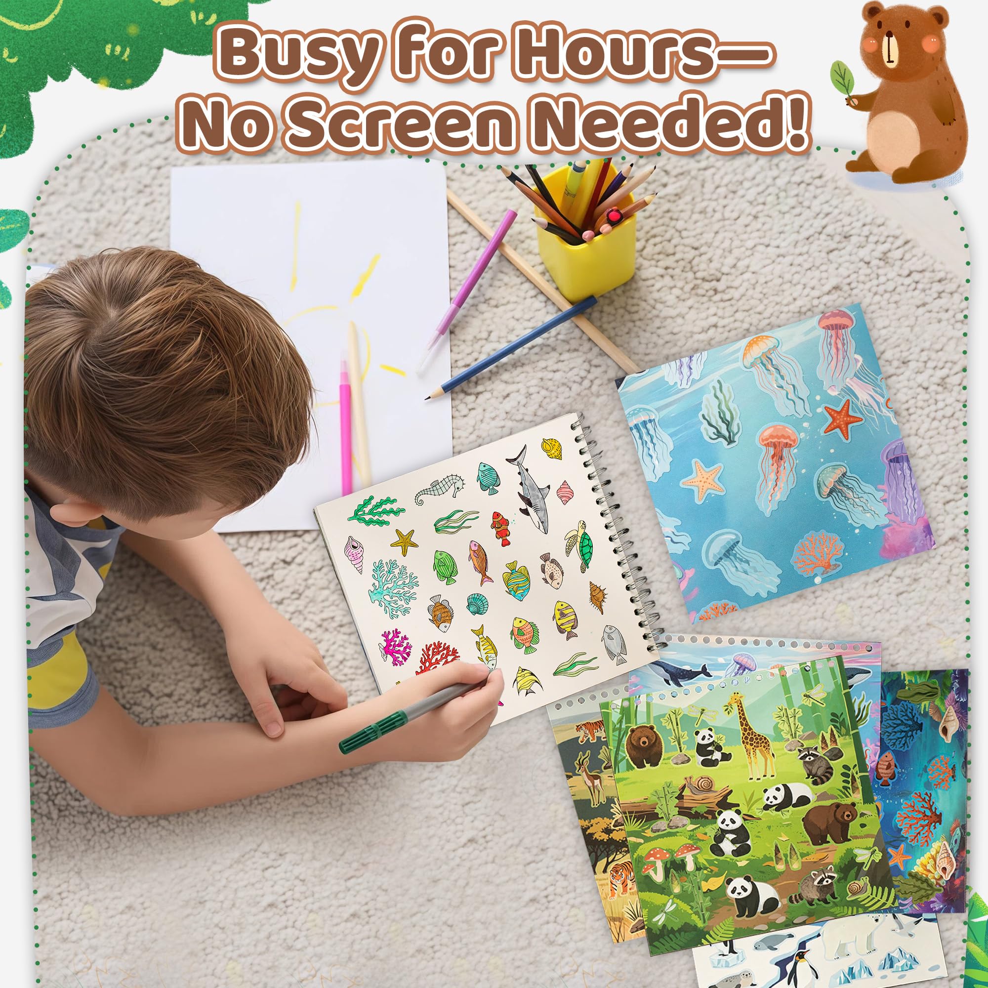 Zlineviy coloring page pets offers screen-free creative time