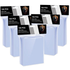 ZLinwly 500-count sleeves in a bulk set protecting MTG and sports cards