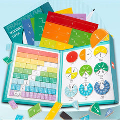 ZLverdeza magnetic fraction tiles and discs enable visual fraction comparison and tactile practice.