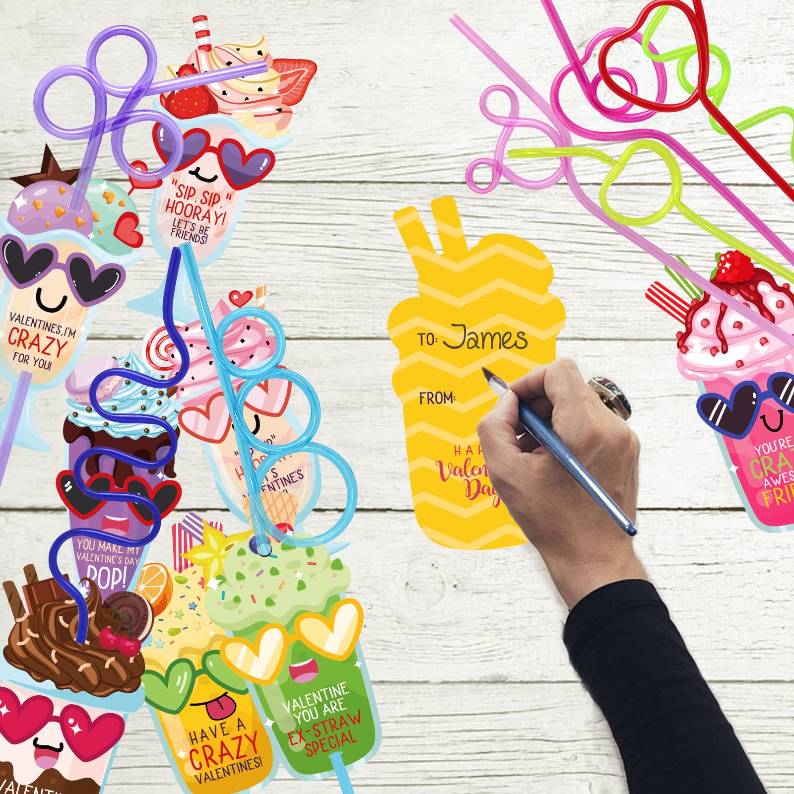 ZMCINER Valentines cards with unique themes for friends