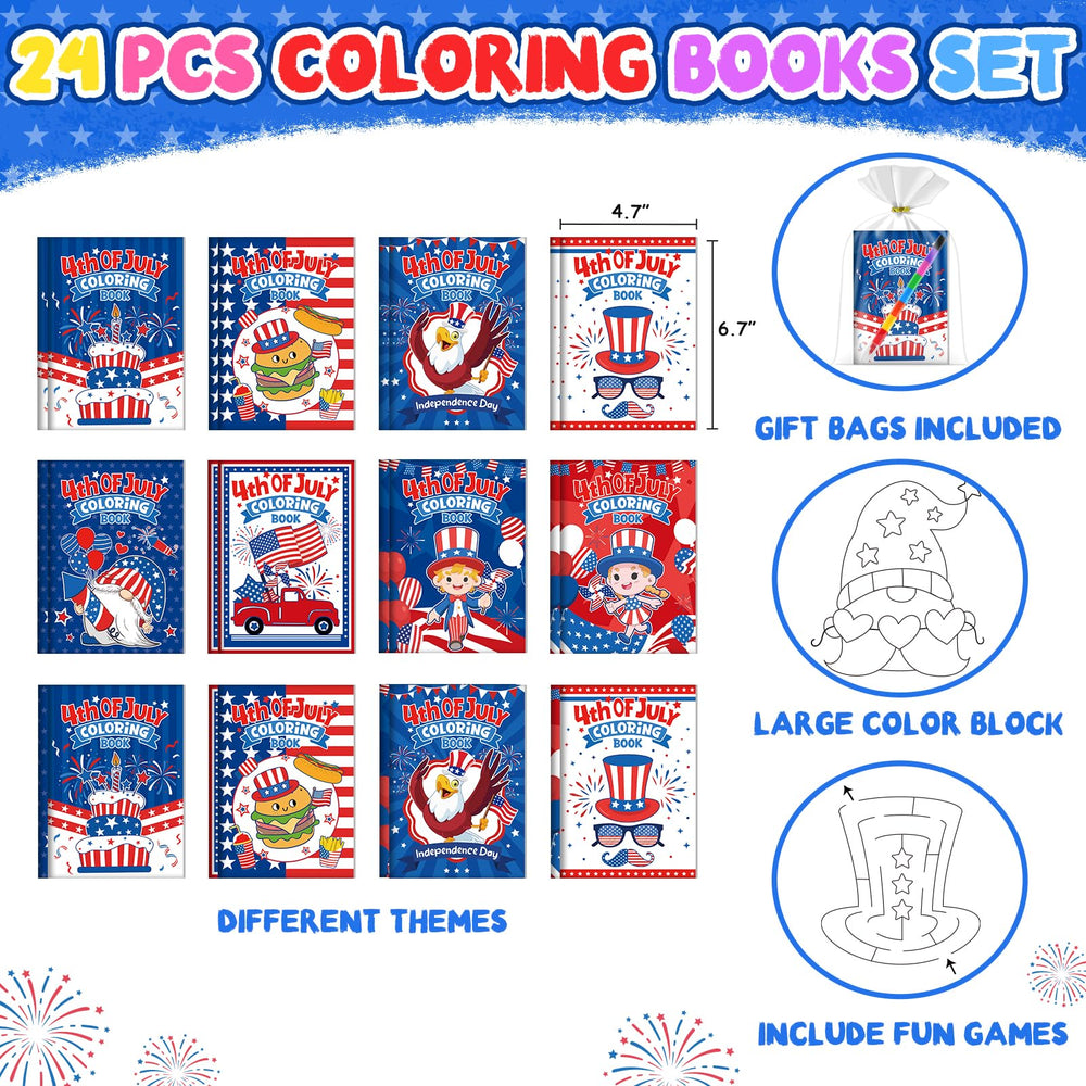 ZMLM 4th of July party favors for ages 4–8.