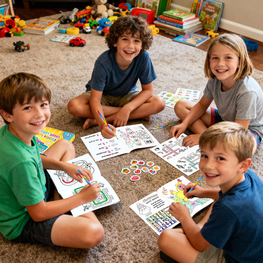 ZMLM colored pencils included with activity books for bright, smooth coloring