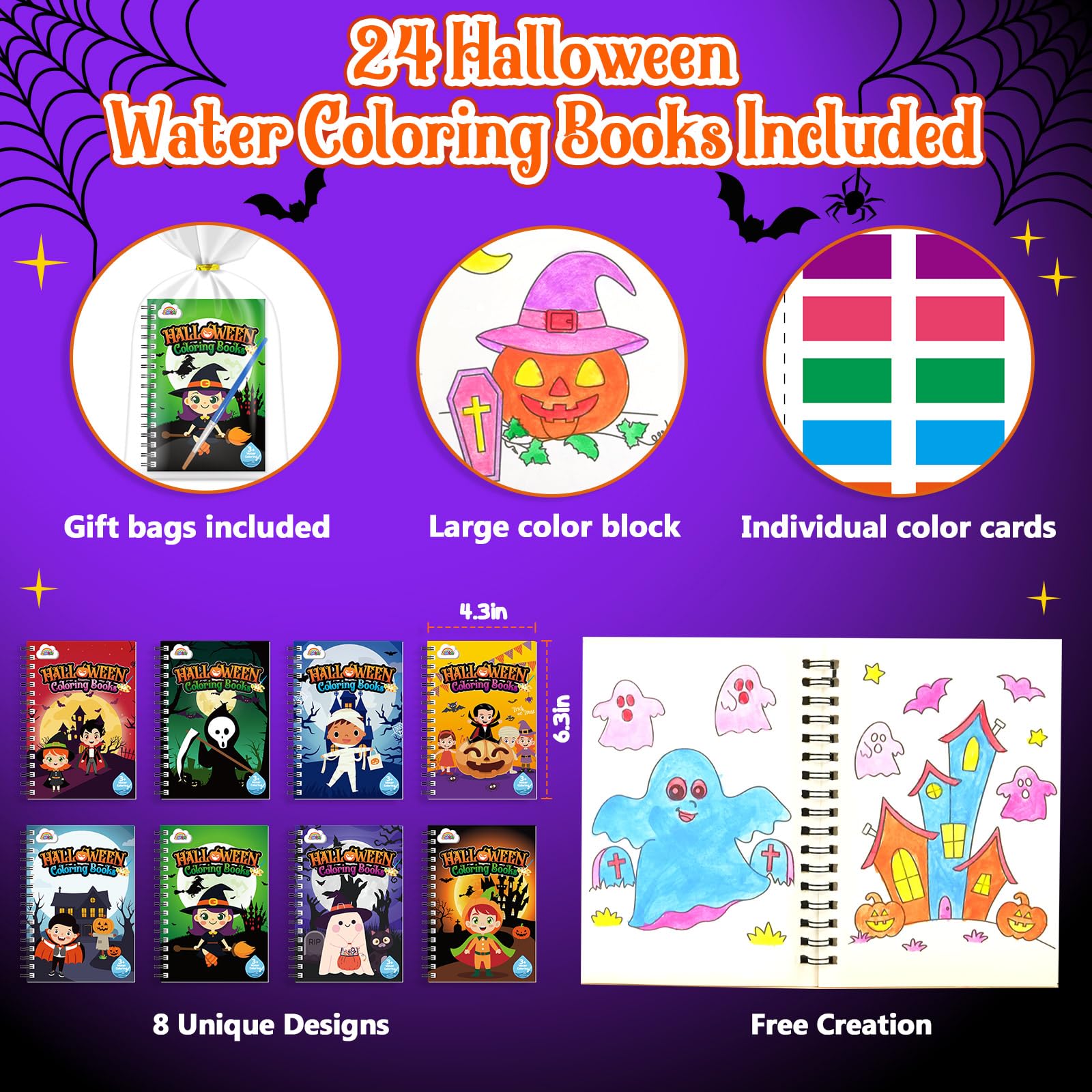 ZMLM coloring books suitable for classroom activities and boo basket exchanges
