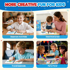 ZMLM parent-child coloring activity promotes bonding during crafts.