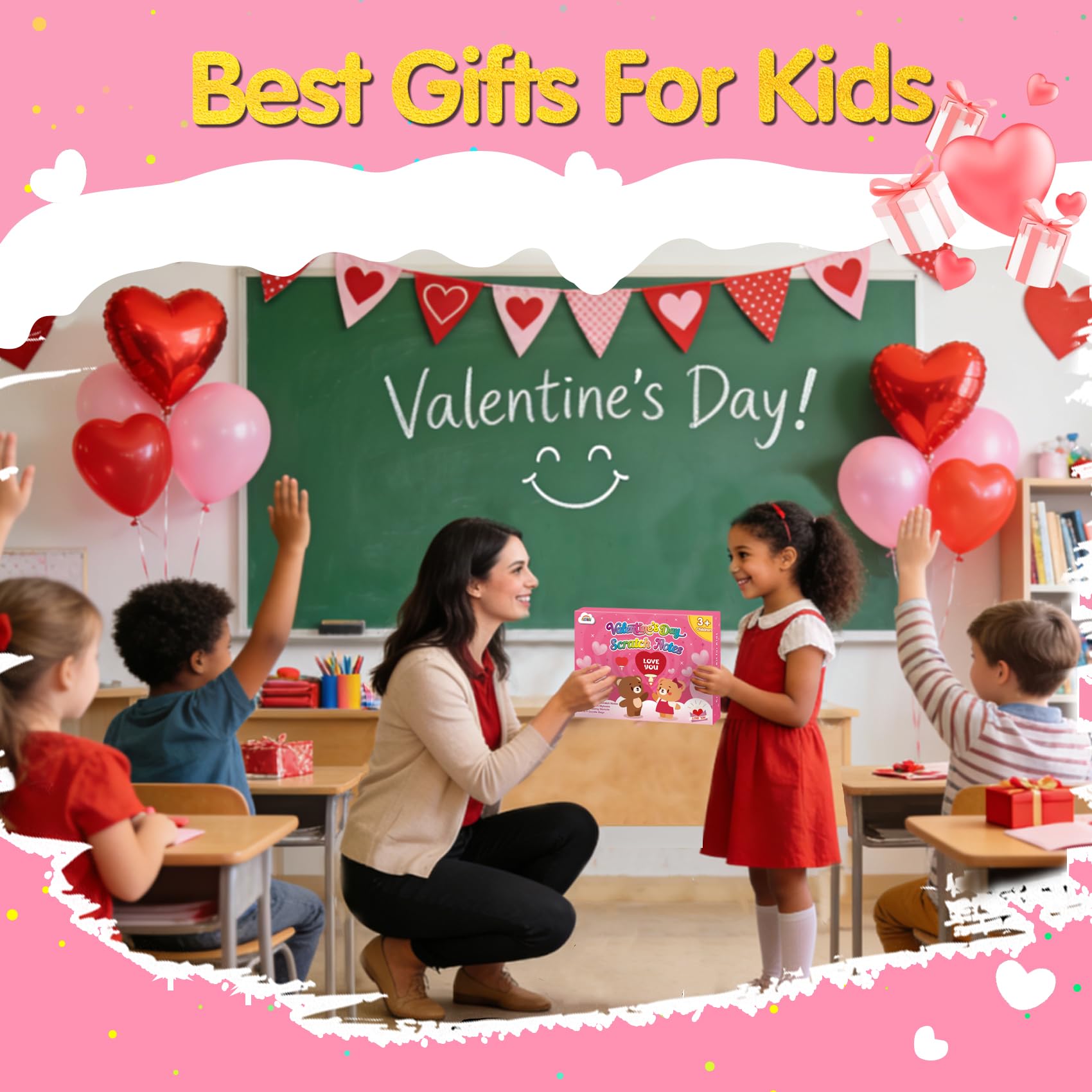 ZMLM party favors setup suitable for school birthday celebrations.