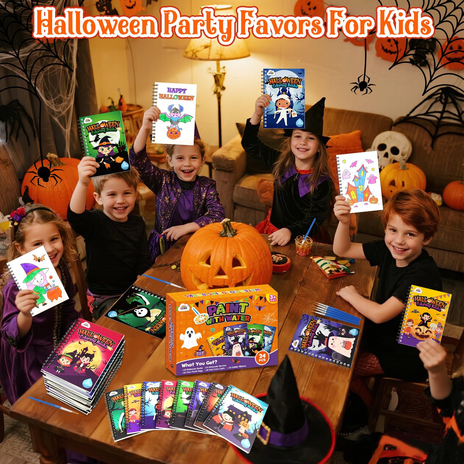 ZMLM portable coloring books enable on-the-go Halloween creativity