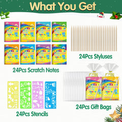 ZMLM rainbow scratch paper 10 sheets per pad enables bold projects.