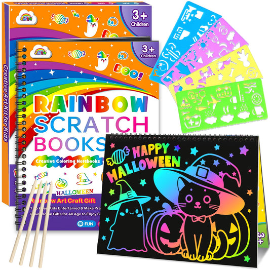 ZMLM Rainbow Scratch Set cover image shows vibrant colors for kids