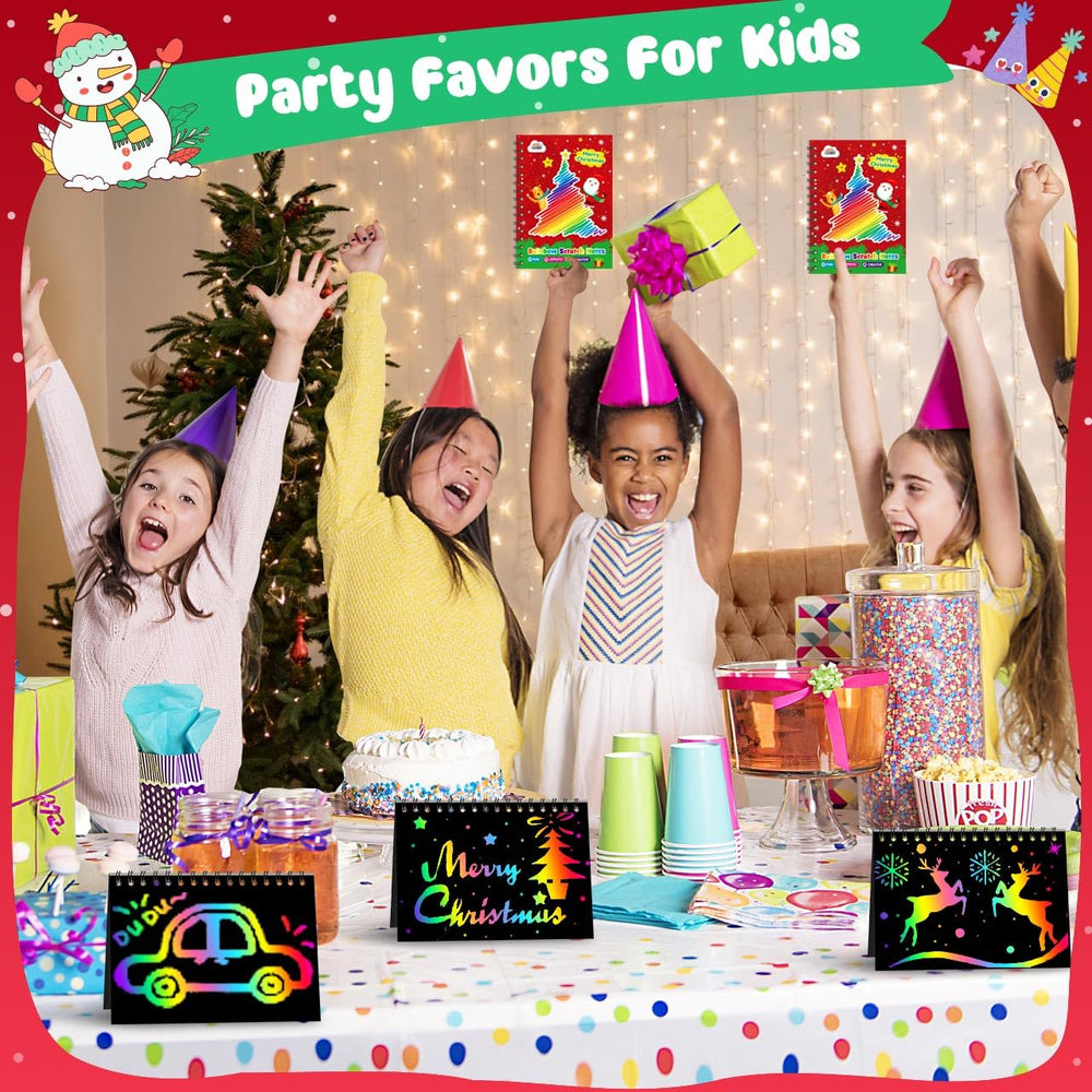 ZMLM Rainbow Scratch Stencil Set helps kids sketch themed designs.