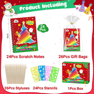 ZMLM Rainbow Scratch Stylus: wooden tool for clean, colorful reveals.
