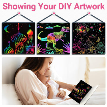 ZMLM Scratch Paper Art Set makes a playful Easter gift idea.