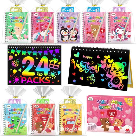 ZMLM scratch rainbow notebooks offer mess-free art for classroom activities.