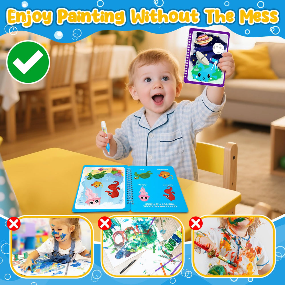 ZMLM water pen and book set for easy, mess-free painting