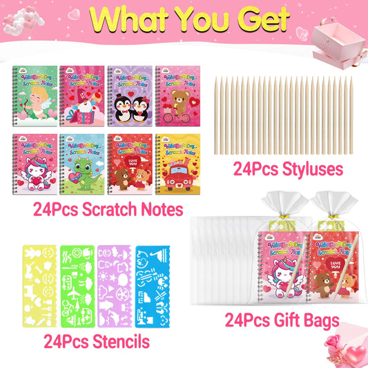 ZMLM wooden stylus set ideal for scratch art without paint or markers.
