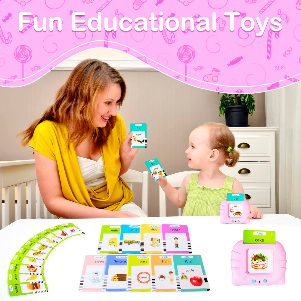 ZNZ 510 Talking Flash Cards are lightweight and portable for learning anywhere.