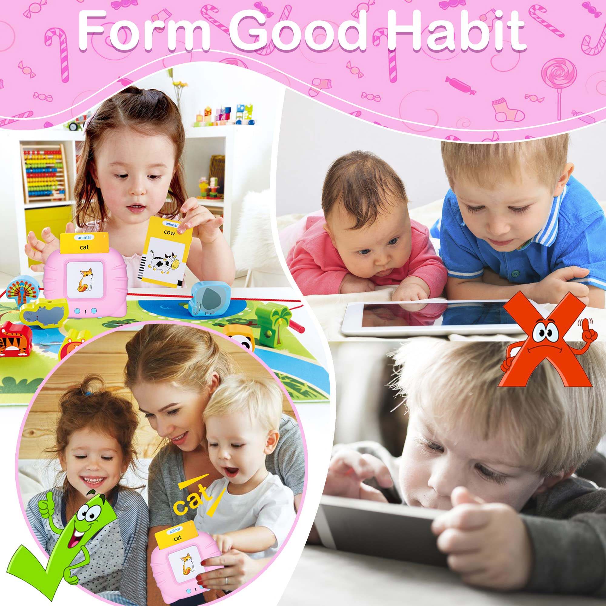 ZNZ 510 Talking Flash Cards use QR recognition to trigger pronunciation.