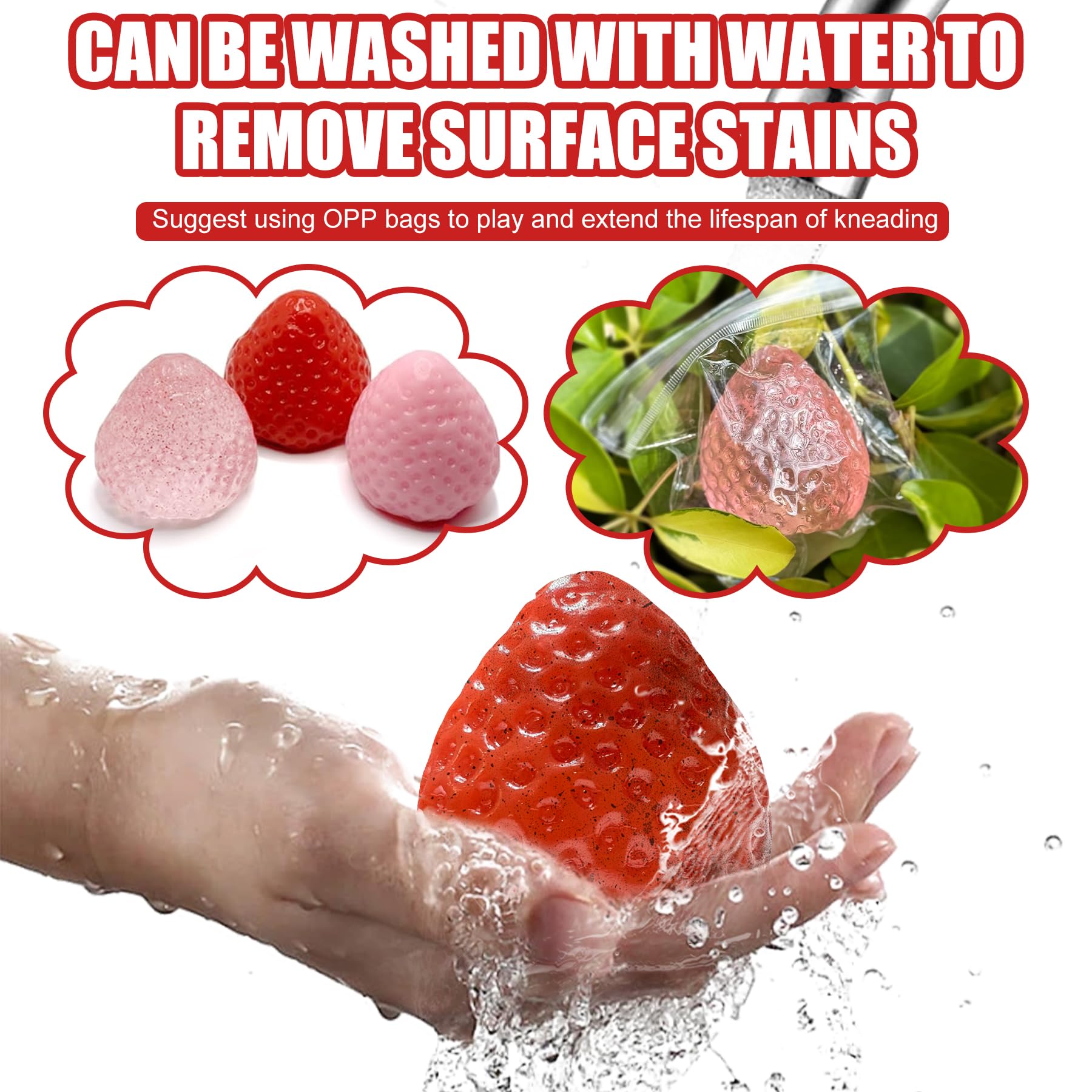 Zoacrn strawberry squishies gift idea perfect for kids and friends