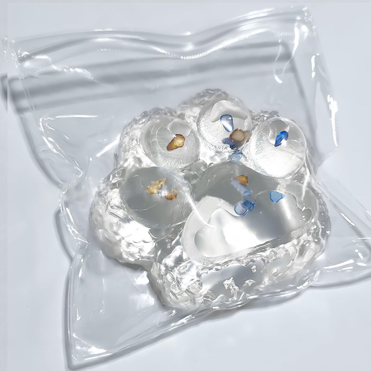 Zoacrn Big Taba Squishy Paw clear cat paw toy for desk play
