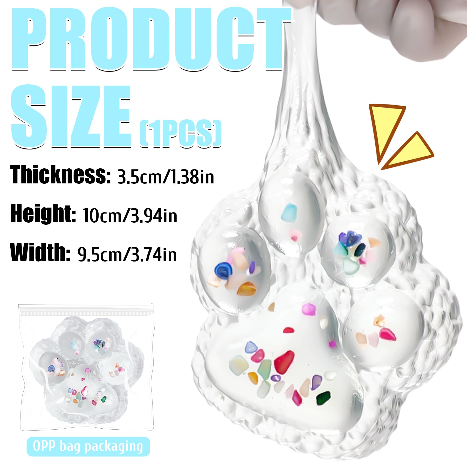 Zoacrn Squishy Paw desktop fidget for focus and relaxation