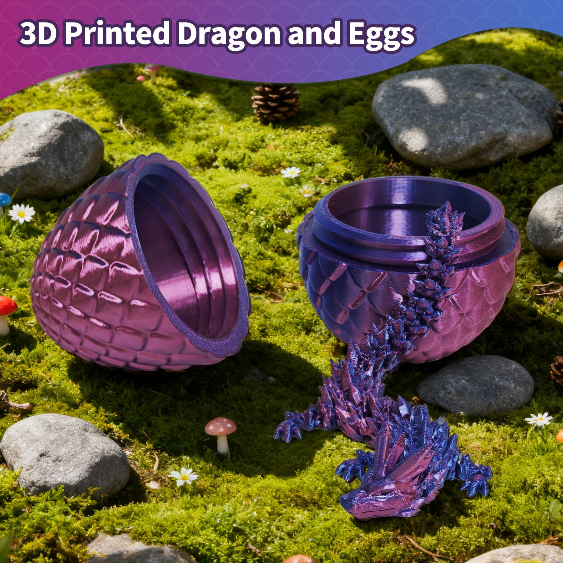 Zobetro dragon egg perched pose showcases the dragon in a dynamic display.