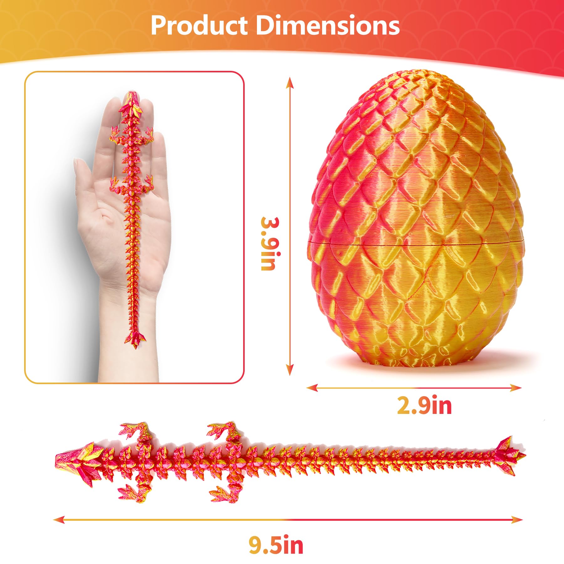 Zobetro unique dragon-and-egg design makes a thoughtful gift for collectors.