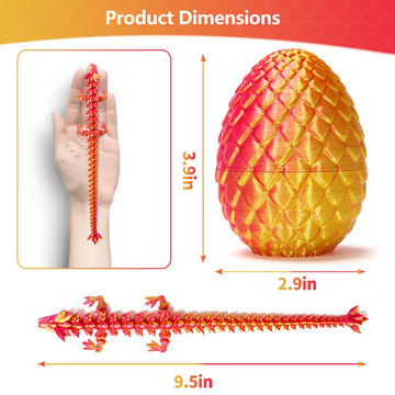Zobetro unique dragon-and-egg design makes a thoughtful gift for collectors.