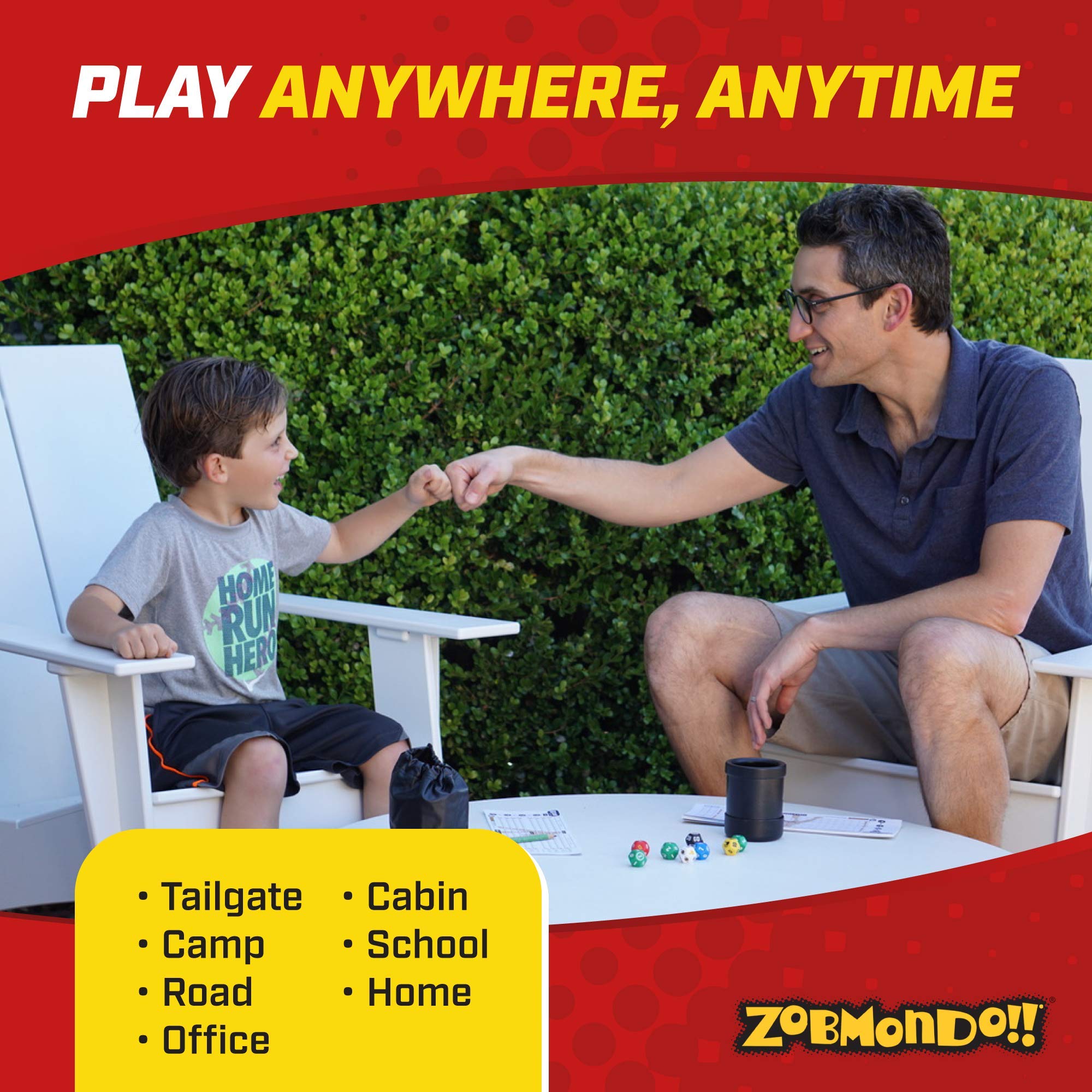 Zobmondo GoLong playfield graphic showing football action.