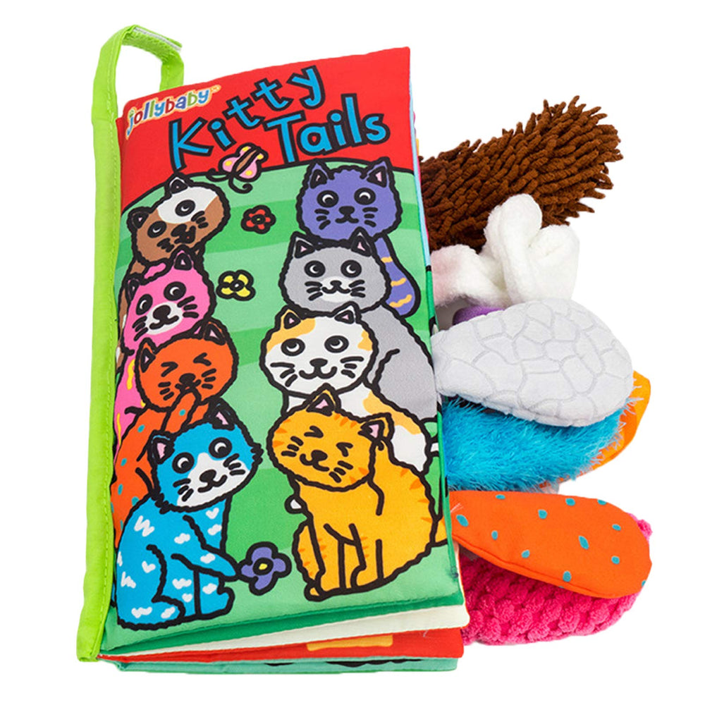 Zocita Kitty Tails crinkle pages create sensory play
