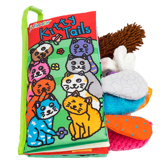 Zocita Kitty Tails crinkle pages create sensory play