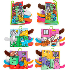 Zocita Kitty Tails textures with varied fabrics for little hands