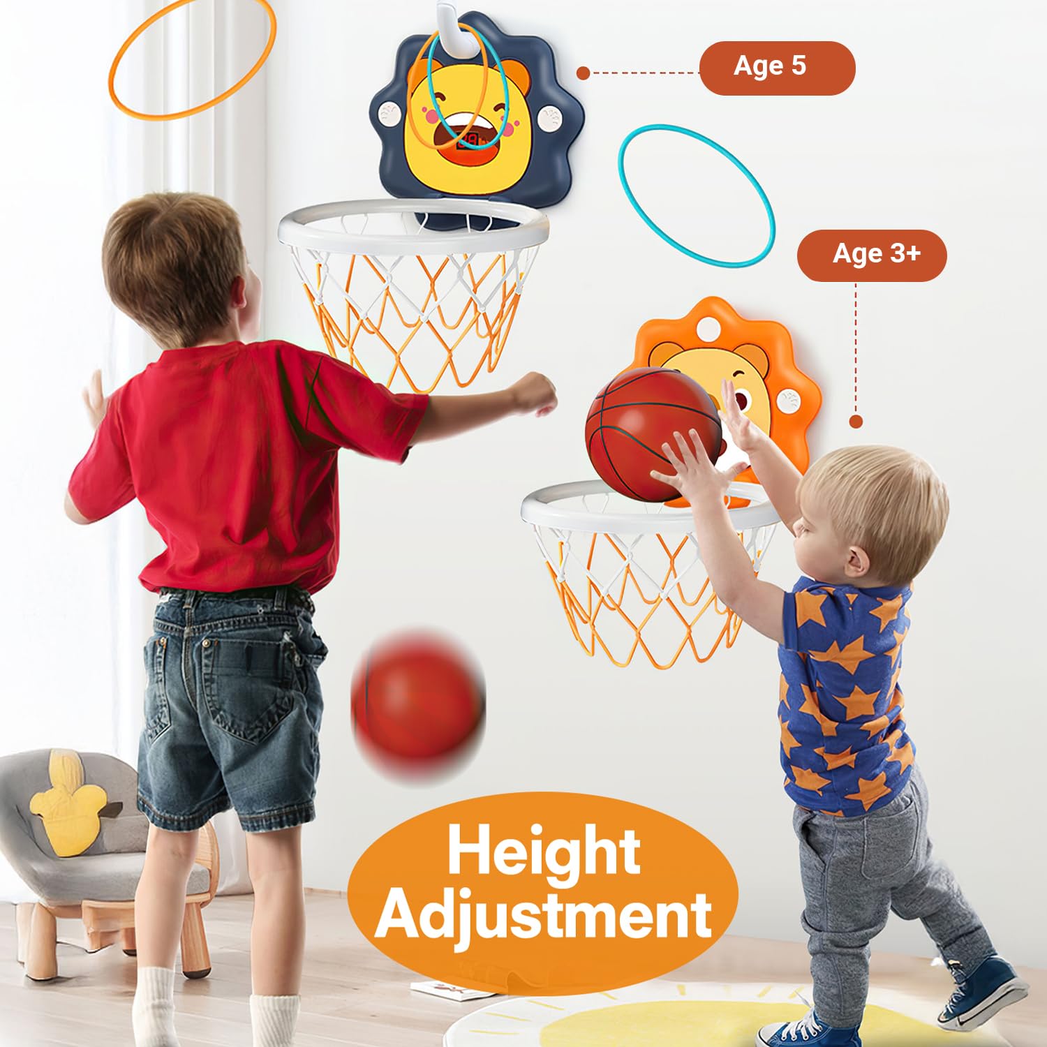 ZOENMG over-the-door version makes a thoughtful gift for kids' playtime.
