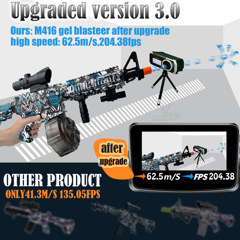 ZoffyFabrizio gel splat blaster makes a great gift idea for outdoor fun.